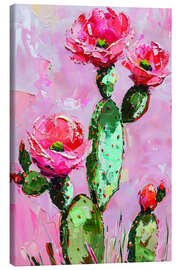 Canvas print Pink Fower Cactus