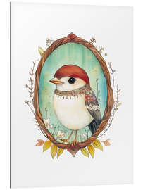 Cuadro de aluminio Bird Portrait II - Dutch Lady