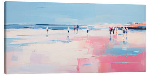 Lienzo Pink Beach