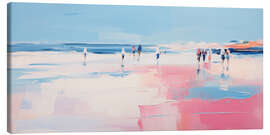 Canvas print Pink Beach