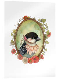 Acrylglasbild Vogelporträt IV