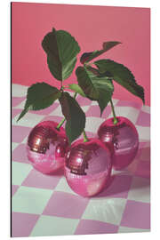 Aluminium print Disco Cherries