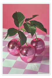 Wall print Disco Cherries - LSR Design Studio