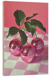 Obraz na drewnie Disco Cherries