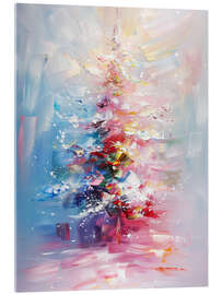 Acrylic print Colourful Christmas Tree