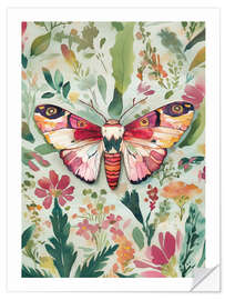 Sticker mural Botanical Butterfly II