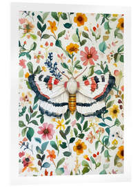 Akryylilasitaulu Botanical Butterfly III - Dutch Lady