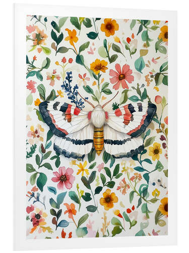 Foam board print Botanical Butterfly III