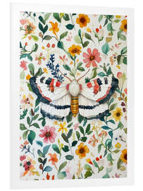 Foam board print Botanical Butterfly III
