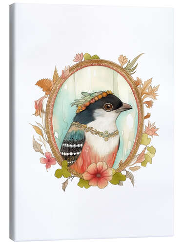 Leinwandbild Vogelporträt V
