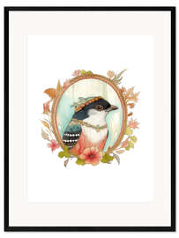 Impression artistique encadrée Bird Portrait V