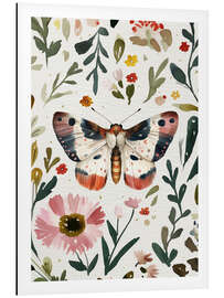 Obraz na aluminium Botanical Butterfly V