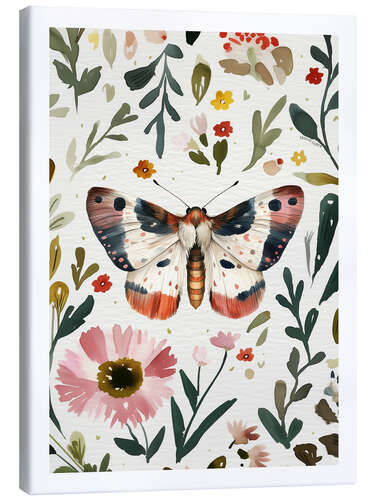Lienzo Botanical Butterfly V
