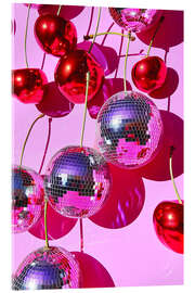 Quadro em acrílico Cherry Disco