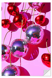 Sticker mural Cherry Disco