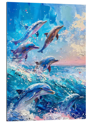 Gallery print Dolphin Family