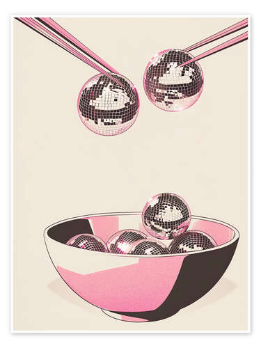 Plakat Disco Bowl