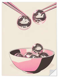 Wandsticker Disco Bowl