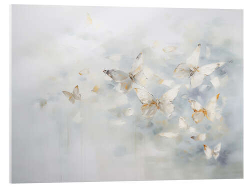 Akryylilasitaulu Butterflies in Blue Mist
