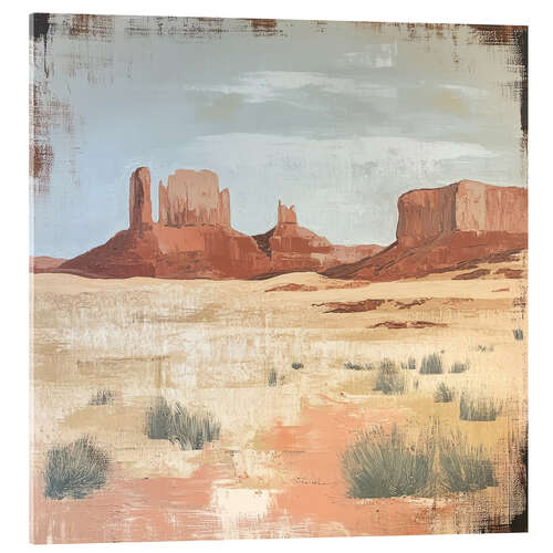 Acrylic print Desert Postcard II