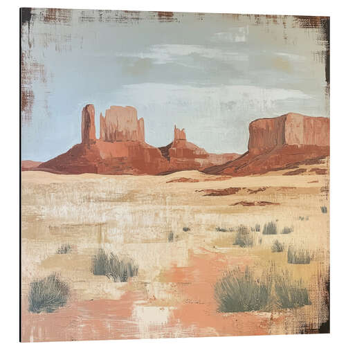Obraz na aluminium Desert Postcard II