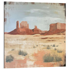Obraz na aluminium Desert Postcard II