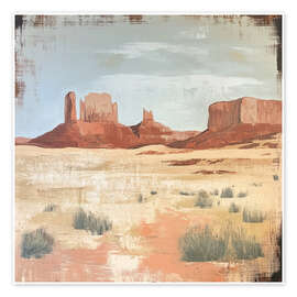 Wall print Desert Postcard II - PetalsPrintsDesign