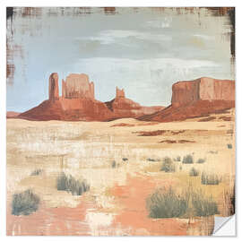Vinilo para la pared Desert Postcard II