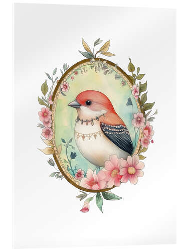 Akrylbillede Bird Portrait VI