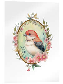 Akrylbillede Bird Portrait VI