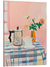 Aluminium print Pink Coffee Table - Arlington Prints