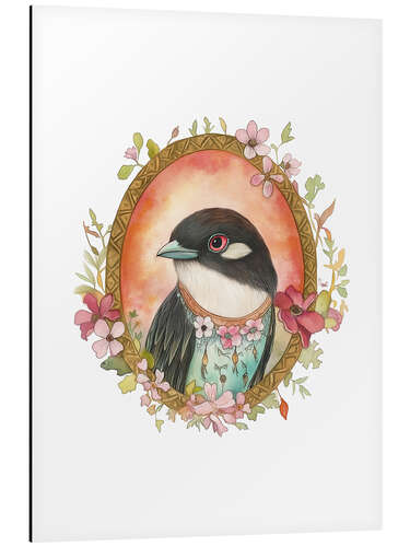 Aluminium print Bird Portrait VII