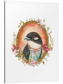 Aluminium print Bird Portrait VII - Dutch Lady