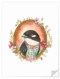 Wandsticker Vogelporträt VII