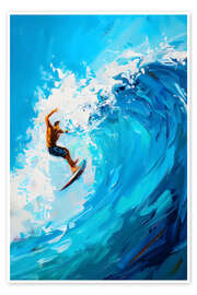 Wall print Wave Rider I - LSR Design Studio