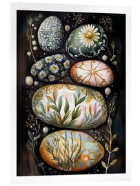 Akrylbillede Pebble Art III - Dutch Lady