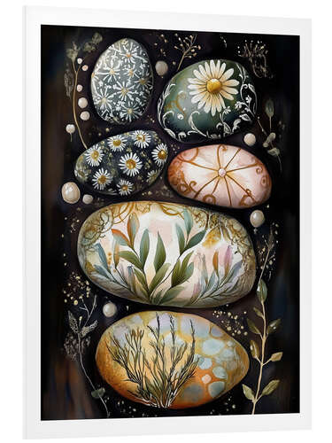 Print på skumplade Pebble Art III