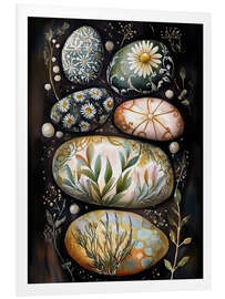 Print på skumplade Pebble Art III
