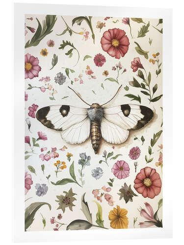 Akryylilasitaulu Botanical Butterfly VI