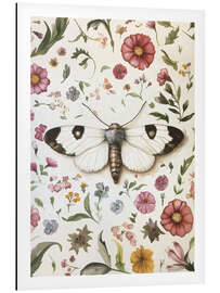 Quadro em alumínio Botanical Butterfly VI - Dutch Lady