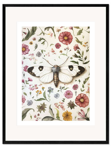 Framed art print Botanical Butterfly VI