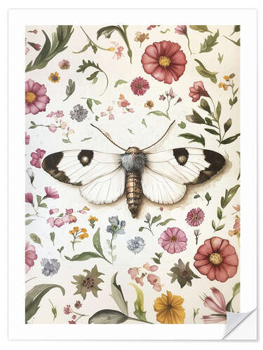 Sticker mural Botanical Butterfly VI