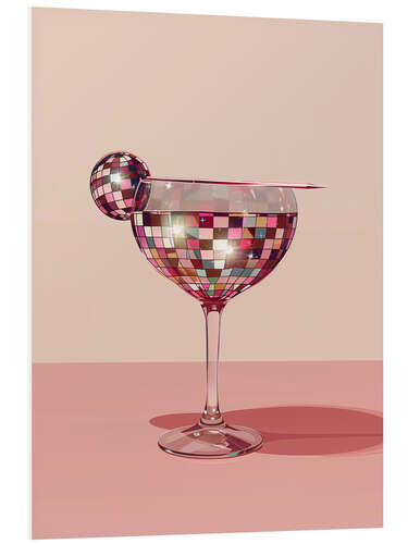 Foam board print Disco Cocktail