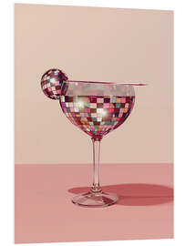 Foam board print Disco Cocktail - Arlington Prints