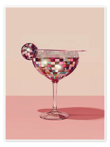 Poster Disco Cocktail