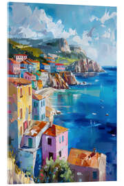Akrylglastavla Coastal landscape in Italy - LSR Design Studio
