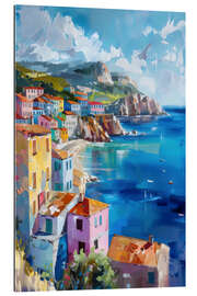 Quadro em plexi-alumínio Coastal landscape in Italy - LSR Design Studio
