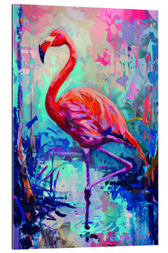 Gallery print Neon Flamingo