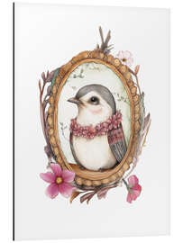 Aluminium print Bird Portrait VIII - Dutch Lady