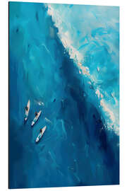 Tableau en aluminium The impending wave - LSR Design Studio